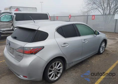 2012 Lexus Ct 200H Premium из США, поврежденный, VIN JTHKD5BH7C2103842